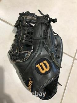 Wilson A2k 12 Baseball Glove Pro Stock Select Black Right Hand Thrower Preowned