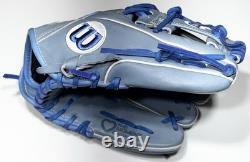 Wilson Autism Speaks A2000 1786 11,5 RHT Gant de baseball Pro Stock bleu pour l’intérieur du terrain