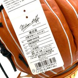 Wilson Staff DUAL 86PF 11.5 Gant d’infielder RHT orange en cuir Pro Stock JAPAN