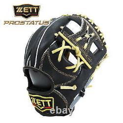 Zett General Soft Gloves Pro Statut Infield Second Short Brgb30254 Baseball Gl