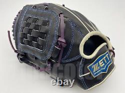Zett Pro Modèle 12 Infield Gants De Baseball Noir Violet Lht Wild Pocket Softball