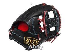 Zett Pro Modèle Elite 11.75 Pouces Black Baseball Softball Infielder Gant
