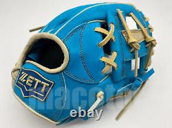 Zett Special Pro Order 11.75 Infield Gants De Baseball Macaron Blue Rht H-web Rare